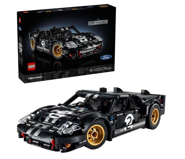 LEGO TECHNIC 42223 Samochód wyścigowy 1966 Ford GT40 MKII - 1473449 - zdjęcie 2